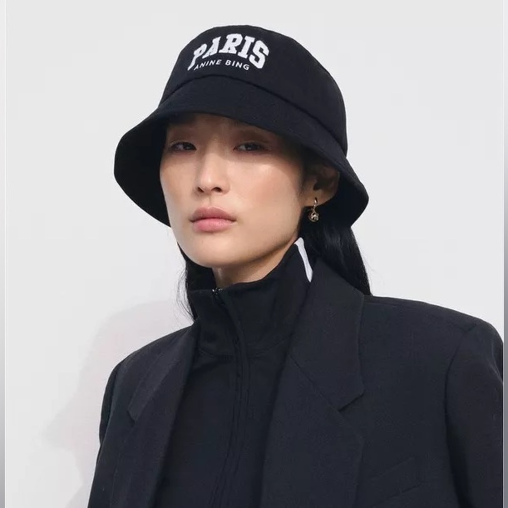 Anine Bing Cami Bucket Hat Paris - Picture 2 of 8